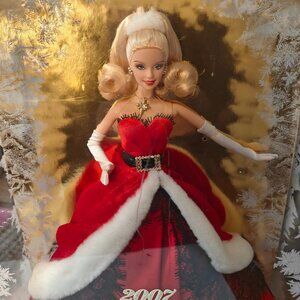 2007 Holiday Barbie Doll Special Edition, Red Dress, Blonde Hair. New in Box